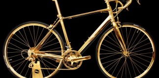 Vélo en Or 24K 01