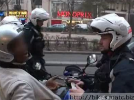controle police moto